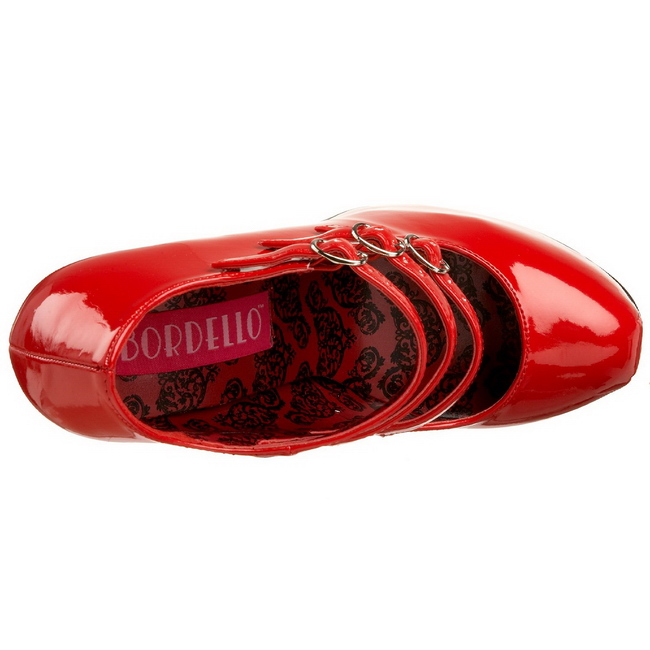 chaussure vernis rouge femme