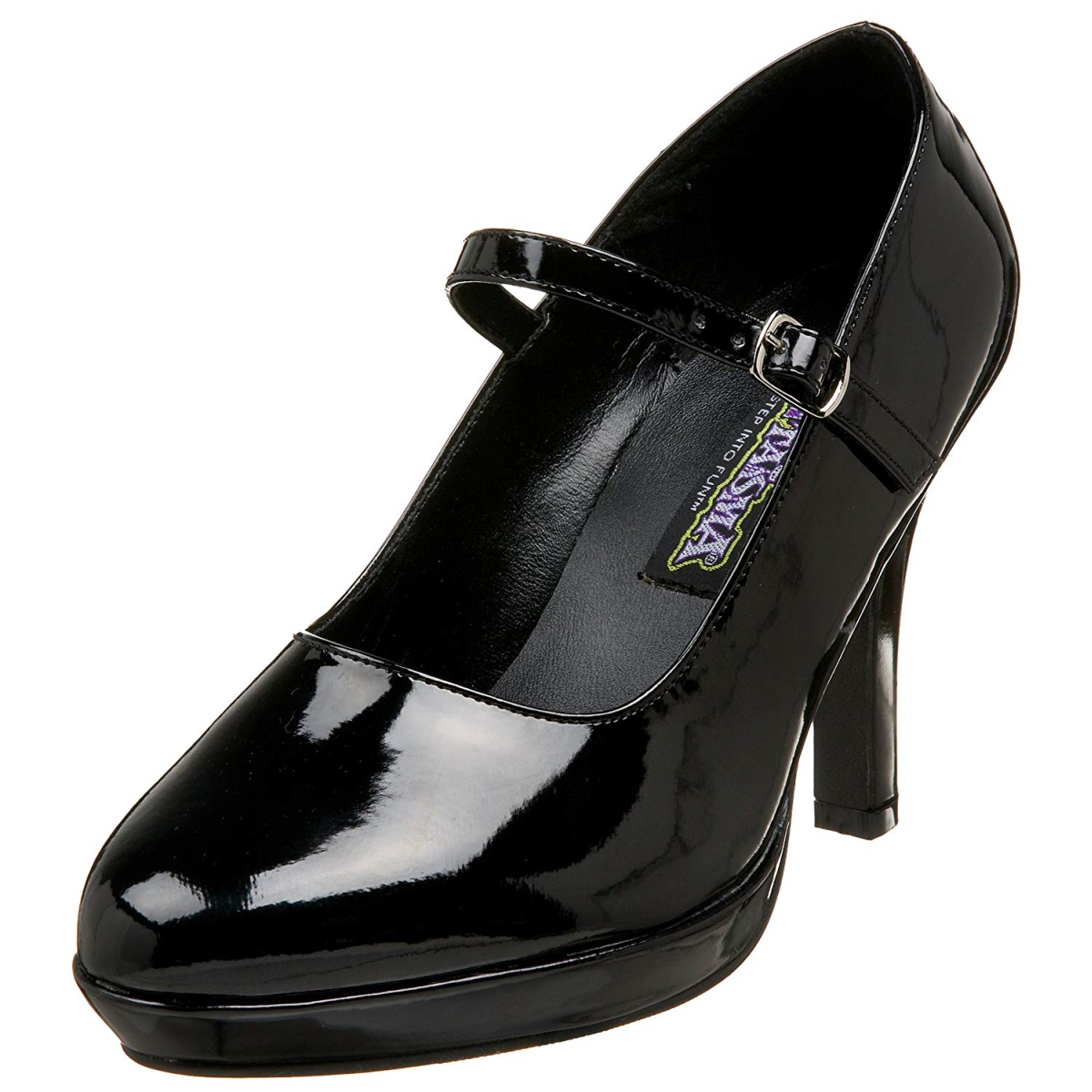 Verni 10 cm CONTESSA-50X pieds larges escarpins pour homme