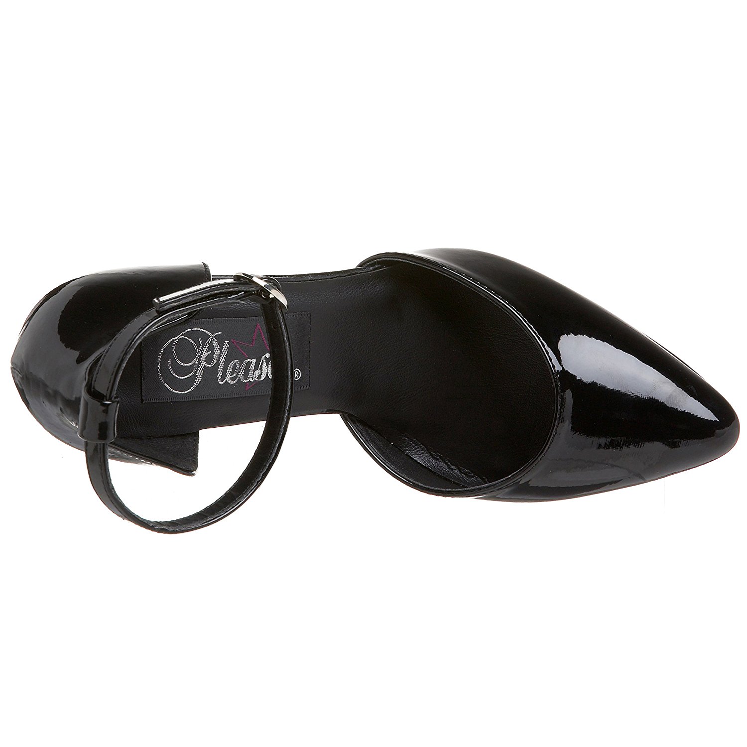 escarpin noir cuir homme
