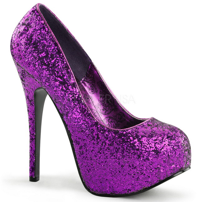 violet stilettos