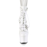 ADORE-1013MST 18 cm bottine talon haut femme pleaser blanc