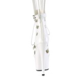 ADORE-1013MST 18 cm bottine talon haut femme pleaser blanc