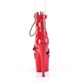 ADORE-1013MST 18 cm bottine talon haut femme pleaser rouges