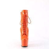 ADORE-1020 18 cm bottine talon haut femme pleaser orange