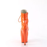 ADORE-1020 18 cm bottine talon haut femme pleaser orange