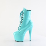 ADORE-1020 18 cm bottine talon haut femme pleaser turquoise