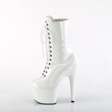 ADORE-1040TT 18 cm bottine talon haut femme pleaser blush blanc