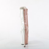 ADORE-1040TT 18 cm bottine talon haut femme pleaser blush blanc