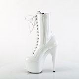 ADORE-1040TT 18 cm bottine talon haut femme pleaser noir blanc