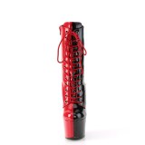ADORE-1040TT 18 cm bottine talon haut femme pleaser noir rouges