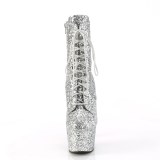 ADORE-GWR 18 cm bottine talon haut femme pleaser glitter argent