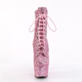 ADORE-GWR 18 cm bottine talon haut femme pleaser glitter rose