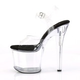 Acrylique 18 cm Pleaser RADIANT-708 Plateforme Chaussures Talon Haut