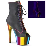 Arc en ciel 18 cm ADORE-1021RC-02 bottines pole dance