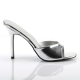 Argent 10 cm CLASSIQUE-01 mules talons hauts