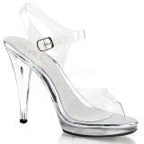 Argent 11,5 cm FLAIR-408 chaussures travesti