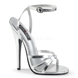 Argent 15 cm DOMINA-108 chaussures fetish  talons