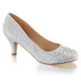 Argent Pierre Cristal 6,5 cm DORIS-06 Chaussures Escarpins de Soire