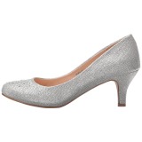 Argent Pierre Cristal 6,5 cm DORIS-06 Chaussures Escarpins de Soire