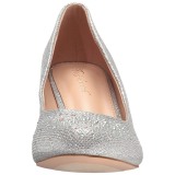 Argent Pierre Cristal 6,5 cm DORIS-06 Chaussures Escarpins de Soire