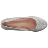 Argent Pierre Cristal 6,5 cm DORIS-06 Chaussures Escarpins de Soire