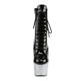 Argent paillettes 18 cm Pleaser ADORE-1020LG bottines de pole dance