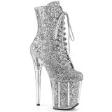 Argent paillettes 20 cm Pleaser FLAMINGO-1020G bottines de pole dance
