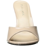 Beige 10 cm CLASSIQUE-01 mules talons hauts