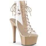 Beige 15 cm ASPIRE-600-30 bottines de pole dance