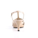 Beige 8 cm BELLE-322 chaussures travesti