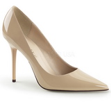 Beige Verni 10 cm CLASSIQUE-20 Escarpins Talons Aiguilles Hommes