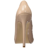 Beige Verni 13 cm SEXY-42 Chaussures Escarpins Classiques