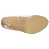 Beige Verni 13 cm SEXY-42 Chaussures Escarpins Classiques