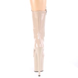 Beige Verni 20 cm FLA-1050 talons trs hauts - bottines plateforme extrme