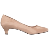 Beige Verni 5 cm FAB-420W Escarpins Talons Hauts Hommes
