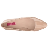 Beige Verni 5 cm FAB-420W Escarpins Talons Hauts Hommes