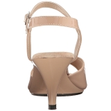 Beige Verni 8 cm BELLE-309 Sandales Femme a Talon