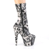 Billets dun dollar toile 18 cm ADORE-1002DP bottines  plateforme