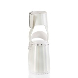 Blanc 13 cm Demonia CAMEL-102 sandales plateforme lolita
