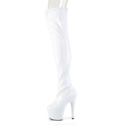 Blanc 18 cm ADORE-3000HWR Hologramme bottes overknee plateforme de pole dance