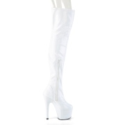 Blanc 18 cm ADORE-3000HWR Hologramme bottes overknee plateforme de pole dance