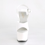 Blanc 18 cm ADORE-708N Plateforme Chaussures Talon Haut