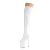 Blanc 20 cm FLAMINGO-3000HWR Hologramme bottes overknee plateforme de pole dance