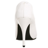 Blanc Mat 13 cm SEDUCE-420 Escarpins Talons Aiguilles Hommes