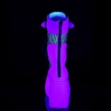 Blanc Neon 11,5 cm SHAKER-70 bottes cyberpunk plateforme