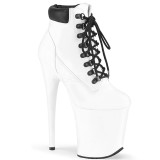 Blanc Sudine 20 cm FLAMINGO-800TL bottines pleaser plateforme