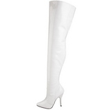 Blanc Verni 13 cm SEDUCE-3010 bottes overknee femme