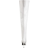 Blanc Verni 13 cm SEDUCE-3010 bottes overknee femme