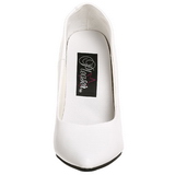 Blanc Verni 13 cm SEDUCE-420 escarpins à bout pointu