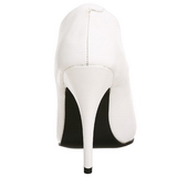 Blanc Verni 13 cm SEDUCE-420 escarpins à bout pointu